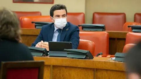 El diputado del PSOE por Cantabria, Pedro Casares, en la Comisi&oacute;n de los PGE