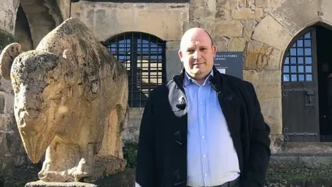 &Aacute;ngel Rodr&iacute;guez, alcalde de Santillana del Mar