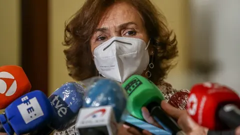 La vicepresidenta primera del Gobierno, Carmen Calvo.