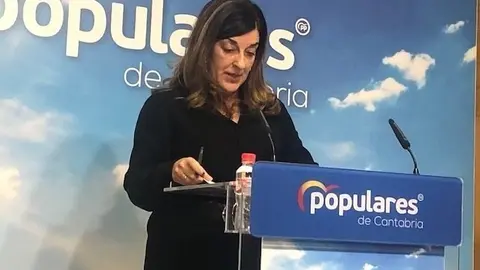 La presidenta del PP de Cantabria, Mar&iacute;a Jos&eacute; S&aacute;enz de Buruaga