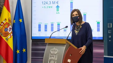 Paula Fern&aacute;ndez, consejera de Presidencia y Justicia, presenta los presupuestos de su departamento para 2021