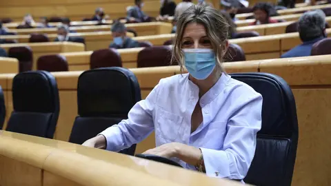 La ministra de Trabajo, Yolanda D&iacute;az