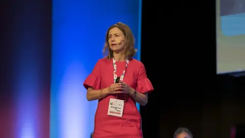 Mar&iacute;a Jes&uacute;s Lamas, durante el 62&ordm; Congreso Nacional de la SEFH celebrado en Madrid 