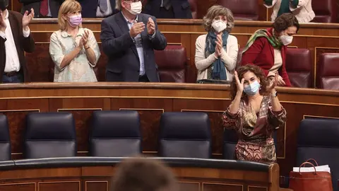 La ministra portavoz y de Hacienda, Mar&iacute;a Jes&uacute;s Montero.