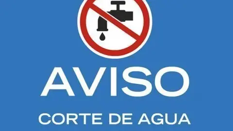 aviso corte agua