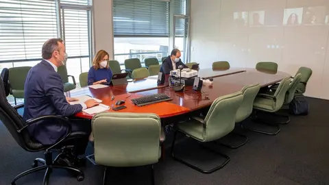 El consejero de Desarrollo Rural, Ganader&iacute;a, Pesca, Alimentaci&oacute;n y Medio Ambiente, Guillermo Blanco, en la comisi&oacute;n sobre despoblaci&oacute;n rural