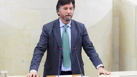El portavoz de Vox en el Parlamento de Cantabria, Cristobal Palacio