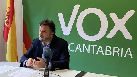 Crist&oacute;bal Palacio, diputado y portavoz de Vox Cantabria
