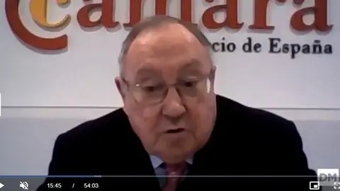 Presidente de la C&aacute;mara de Comercio de Espa&ntilde;a, Jos&eacute; Luis Bonet