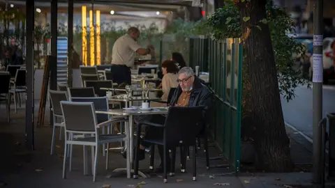 Terraza de un restaurante. Archivo