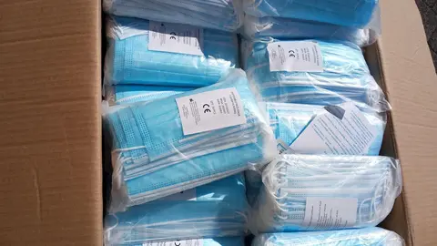 Mascarillas. Archivo