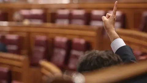 Imagen de una votaci&oacute;n en el Congreso