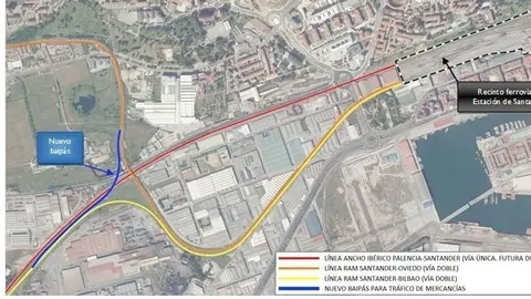 Baip&aacute;s proyectado en la Estaci&oacute;n de Santander