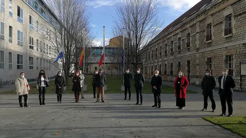 Concentraci&oacute;n de jueces y magistrados en las Salesas