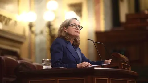 La vicepresidenta de Asuntos Econ&oacute;micos, Nadia Calvi&ntilde;o