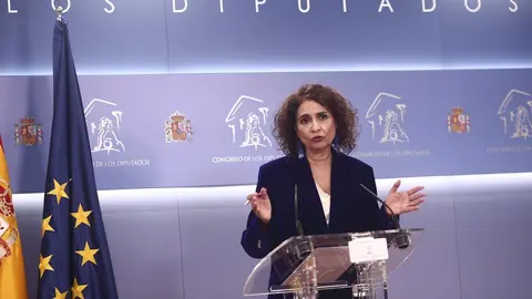 La ministra de Hacienda y portavoz del Gobierno, Mar&iacute;a Jes&uacute;s Montero.