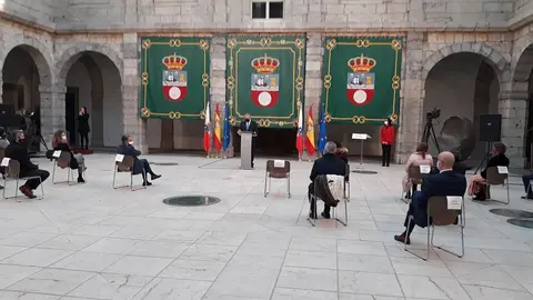 Acto del 42 Aniversario de la Constituci&oacute;n Espa&ntilde;ola en el Parlamento de Cantabria