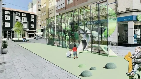 Infograf&iacute;a de Pep&iacute;n del R&iacute;o Gatoo con la nueva zona infantil