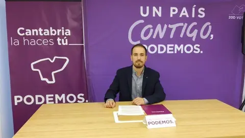 Luis del Pi&ntilde;al, l&iacute;der de Podemos Cantabria