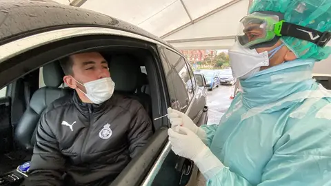 Prueba PCR a jugador del Racing