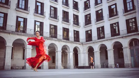 La bailarina Yolanda G. Sobrado