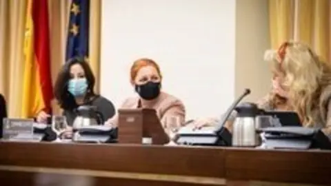 La presidenta de la Comisi&oacute;n de Igualdad de la FEMP, Eugenia Rufino, comparece ante la Comisi&oacute;n de Segimiento del Pacto de Estado contra la Violencia de G&eacute;nero en el Congreso