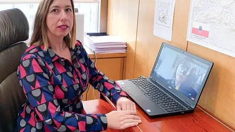 La consejera de econom&iacute;a y hacienda, Mar&iacute;a S&aacute;nchez Ruiz, participa por videoconferencia en la apertura de la Jornada &ldquo;Cantabria ante los fondos europeos&rdquo;.
16 de diciembre de 2020