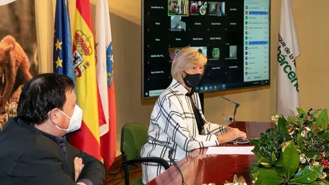 Consejera de Turismo, Marina Lomb&oacute;