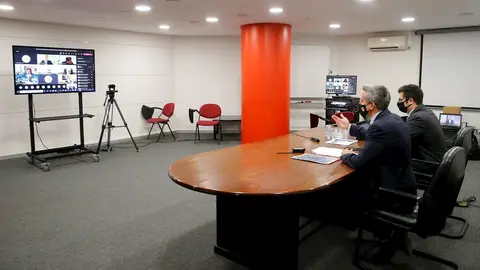 El vicepresidente Pablo Zuloaga en la jornada sobre I+D