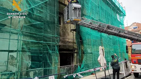 Incendio en el Palacio Chiloeches