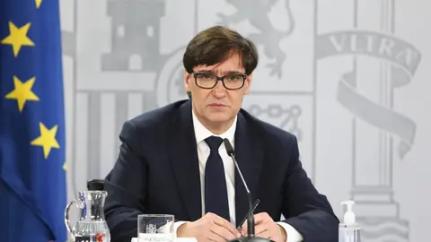 El ministro de Sanidad, Salvador Illa, en Moncloa