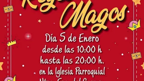 Cartel de Reyes Magos en Colindres