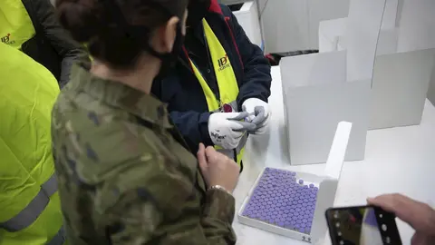 Entrega de vacunas este 26 de diciembre de 2020.