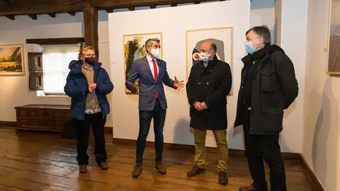 El Vicepresidente Y Consejero De Universidades, Igualdad, Cultura Y Deporte, Pablo Zuloaga, Presenta La Exposici&oacute;n &lsquo;Frontera 40&rsquo;, Dentro Del Proyecto 20/20
