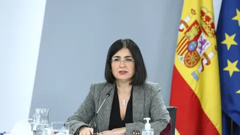 La ministra de Sanidad, Carolina Darias