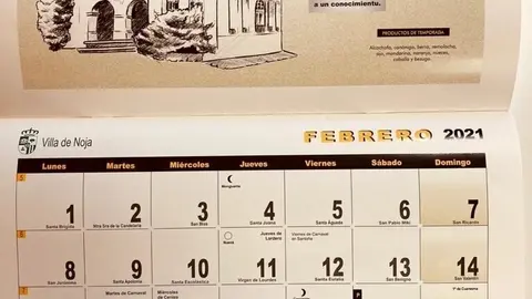 Calendario de Noja