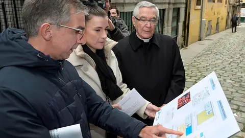 C&eacute;sar D&iacute;az, Gema Igual y el obispo de Santander