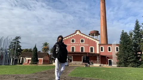 La concejala de Cultura del Ayuntamiento de Torrelavega, Esther V&eacute;lezL en La Lechera