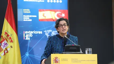 La ministra de Asuntos Exteriores, Uni&oacute;n Europea y Cooperaci&oacute;n, Arancha Gonz&aacute;lez Laya