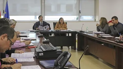Sala de usos m&uacute;ltiples. Gobierno Cantabria. 
La consejera de Presidencia, Interior, Justicia y Acci&oacute;n Exterior, Paula Fern&aacute;ndez Via&ntilde;a, preside la reuni&oacute;n de la Mesa Sectorial de Justicia.
18 DICIEMBRE 2019
