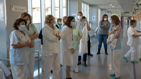 Vacunaci&oacute;n contra el Covid del personal sanitario