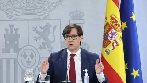 El ministro de Sanidad, Salvador Illa en rueda de prensa