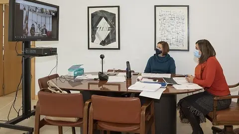 12:00 horas. Despacho de la consejera de Presidencia, Interior, Justicia y Acci&oacute;n Exterior
La consejera de Presidencia, Interior, Justicia y Acci&oacute;n Exterior, Paula Fern&aacute;ndez, interviene en la reuni&oacute;n telem&aacute;tica de las comunidades aut&oacute;nomas integrantes de la futura Macrorregi&oacute;n Atl&aacute;ntica.
