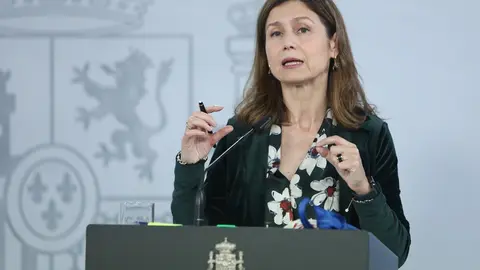 La directora de la Agencia Espa&ntilde;ola de Medicamentos y Productos Sanitarios, Mar&iacute;a Jes&uacute;s Lamas, durante una rueda de prensa en Moncloa, en Madrid (Espa&ntilde;a), a 21 de diciembre de 2020.