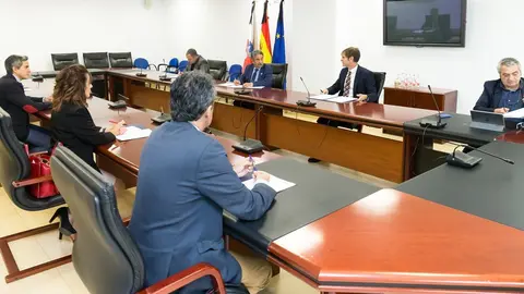 Reuni&oacute;n Mesa Di&aacute;logo Social de abril. Archivo