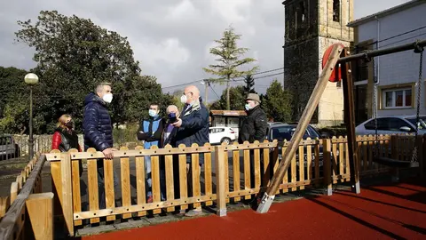 El vicepresidente regional, Pablo Zuloaga, en su visita a Carasa