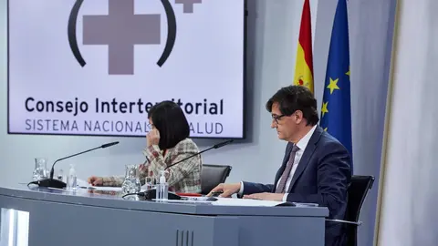 Rueda de prensa de Salvador Illa y Carolina Darias tras el Consejo Interterritorial de Salud