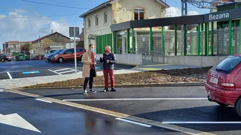 Nuevos aparcamientos en la estaci&oacute;n de tren de Bezana