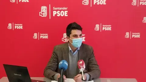 El portavoz del PSOE, Daniel Fern&aacute;ndez.- Archivo