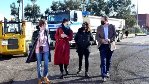 La alcaldesa en Monta&ntilde;a